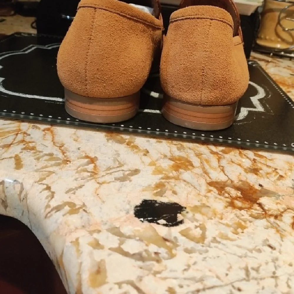 Kenneth Cole Brown Suede Men's Slip-Ons